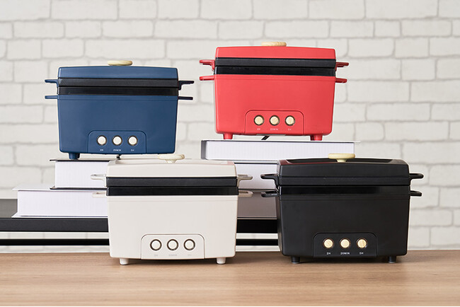 累計7万3千台突破の大ヒット商品PRISMATE「サラダチキンメーカー 楽しく使えるレシピブック付」に待望のブラックが登場！Life on Productsオフィシャルストア限定で発売。