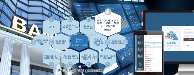 リーガルテック社、「リーガルテックVDR 銀行業」を活用したM＆Aプロジェクト管理、財務報告、監査データの安全な共有の支援事例