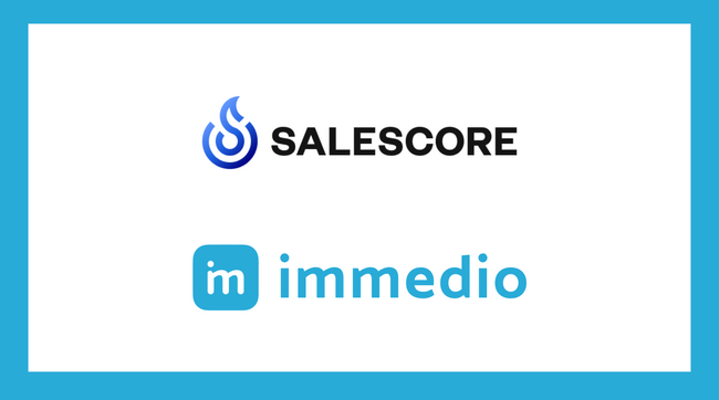 SALESCORE株式会社が商談獲得自動化SaaS「immedio」を導入