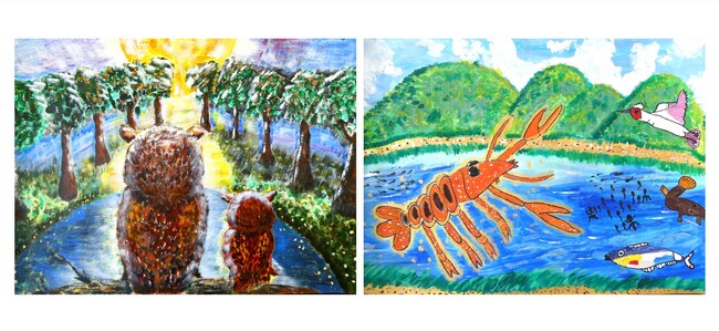 「きれいな空気・水と生きもの」をテーマにした「第19回環境絵画コンクール」の入賞作品が決定