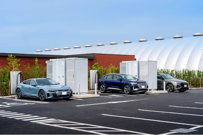 湾岸エリア最大規模のEVチャージステーションを『livedoor URBAN SPORTS PARK』に開設