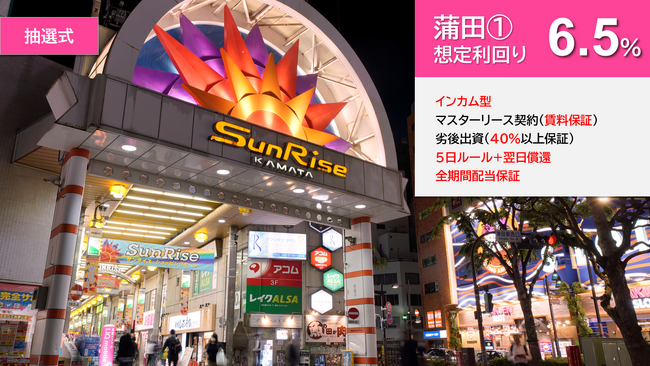 「らくたま9号（蒲田１.）」本日12時より募集スタート！「全期間配当保証」「５日ルール+翌日償還」で資金効率最大化を目指します。次ファンド「らくたま10号（横浜市５.）」は来週10/18募集スタート！