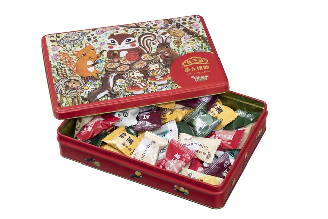 【藤岡ちさ×榮太樓總本鋪】限定コラボ缶入り榮太樓飴　新発売