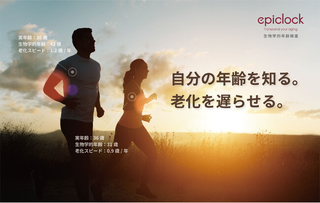国内初！カラダの老化を知り、若返りにつなげる検査「エピクロック(R)テスト」本日10/15(火)から提供開始