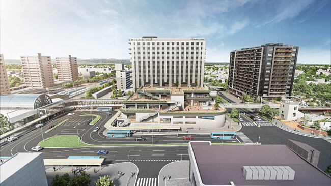 北海道・ＪＲ北広島駅『駅西口エリア活性化事業』において、日本エスコンとSQUEEZEがホテル運営受託契約を締結。2025年3月「エスコンフィールドHOKKAIDOホテル北広島駅前 」開業へ
