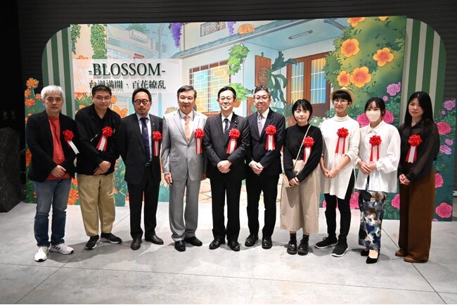 李逸洋・駐日代表が「-BLOSSOM-台漫満開・百花繚乱―台湾漫画メディアミックス展」開幕式に出席