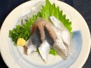 秋刀魚とメヒカリの刺身盛り合わせ 秋刀魚とメヒカリの刺身盛り合わせ