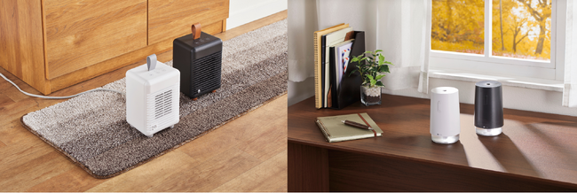 【ニトリ】パーソナル空間を快適に！コンパクトで使いやすいファンヒーターと加湿器をニトリとエディオンで販売開始