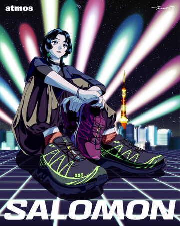 SALOMONの人気モデル”XT-6” からatmos エクシクルーシブで “NEON TOKYO”が遂に登場！