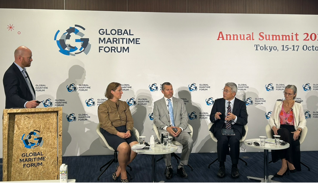 海運業界の課題解決を目指す「Global Maritime Forum」の2024年次サミットに社長橋本が登壇