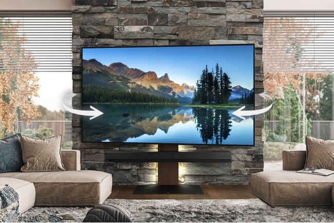 【WALL】視聴空間をもっと自由に。左右首振り機能を搭載した新商品 WALLテレビスタンド V3 SW新登場