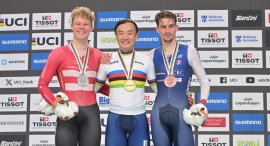 窪木一茂 男子スクラッチで金メダル獲得 トラック世界選手権 窪木一茂 男子スクラッチで金メダル獲得 トラック世界選手権