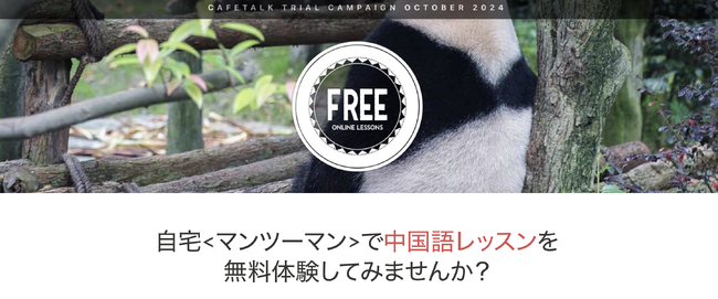 【最大9,900円分のオンライン中国語レッスンが無料で試せる】オンラインレッスン無料体験モニター募集！2024年10月23日まで