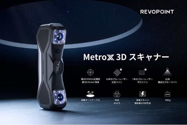 MetroX 3Dスキャナー | レーザースキャンの新時代へ！