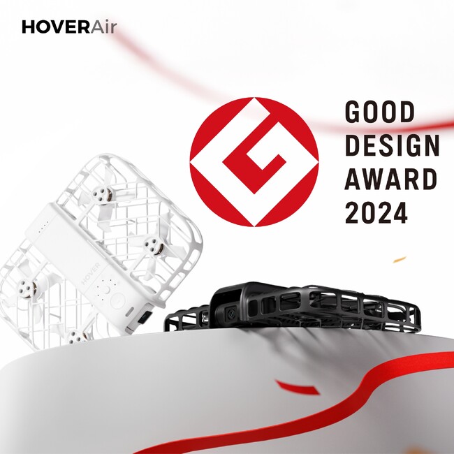 パーソナルAIカメラ「HOVERAir X1 Smart」、2024年度グッドデザイン賞を受賞