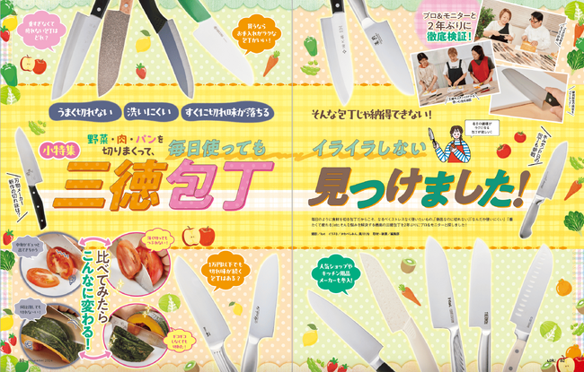 【三徳包丁10選】毎日使うからこそ切れ味は大切！使いやすくて長持ちするおすすめは？（LDK2024年11月号）