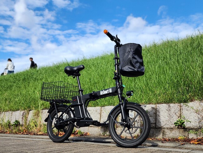 大人気！免許不要の電動バイクMySmart16(マイスマート16)のNewモデル追加生産分が入荷！女性や高齢者にもお勧めの安定走行可能な自転車タイプ！
