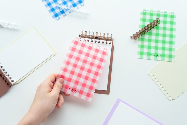 マルマン“ルーズリーフミニ”シリーズ初のカスタマイズバインダー　『くるっとリング』発売