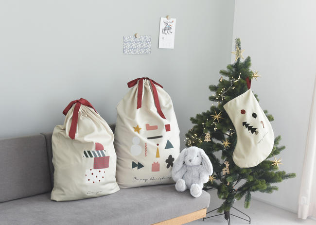 最高のクリスマスプレゼントを演出！kukka ja puuの「サンタ袋のような クリスマス ラッピング袋」がリニューアルして今年も登場