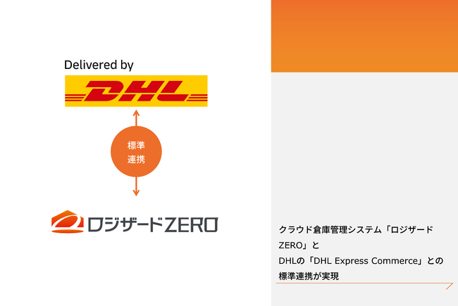 クラウド倉庫管理システム「ロジザードZERO」とDHLの「DHL Express Commerce」との標準連携が実現
