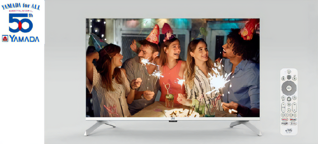 【創業 50 周年記念モデル】「JVC チューナーレス Google TV」に新色追加!