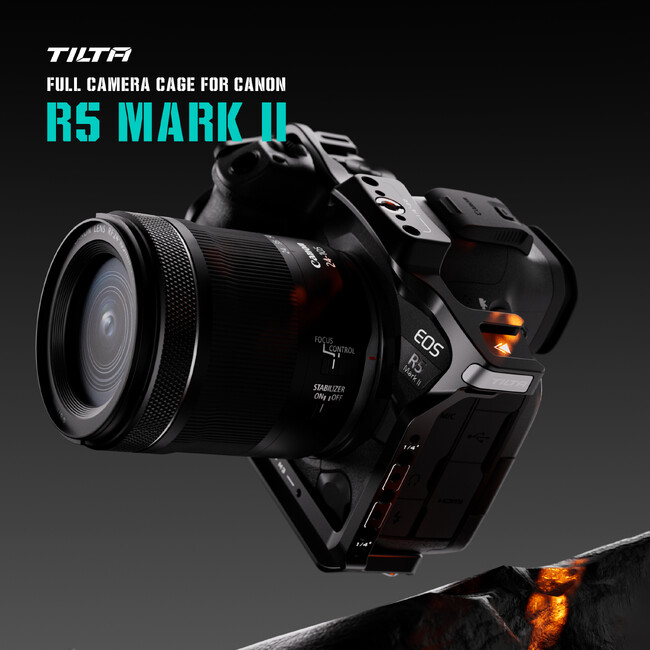 TILTA「新製品発表」キヤノンCanon R5 Mark II専用 超軽量・高い適応性のカメラケージを新発売！