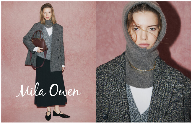 【Mila Owen】24'WINTER COLLECTION WEBカタログを公開！冬の訪れを華やかに彩る、多彩なカラーや素材のアイテムを展開＜10月24日(木)公開＞