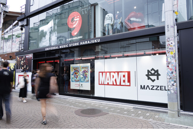 UNIVERSAL MUSIC STORE HARAJUKU一周年　MARVEL＆MAZZEL POP UP STORE　10月24日（木）～ 11月3日（日）開催！