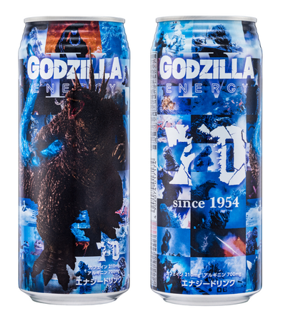 ゴジラ70周年スペシャルパッケージ！最強の怪獣王・ゴジラのエナジードリンク「GODZILLA ENERGY IV」新発！