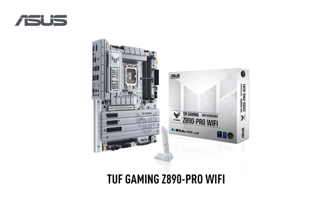 ASUSのゲーミングシリーズTUF GAMINGより、intel LGA 1851対応のTUF GAMING Z890マザーボードを2製品発表