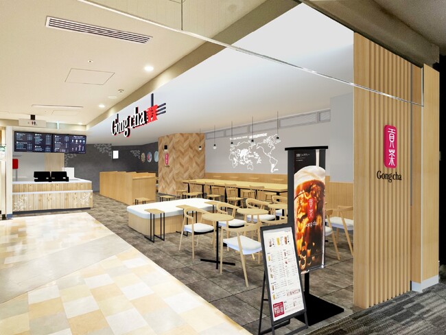 JR千葉駅直結のショッピングセンター内で移転リニューアル　ゴンチャ ペリエ千葉店