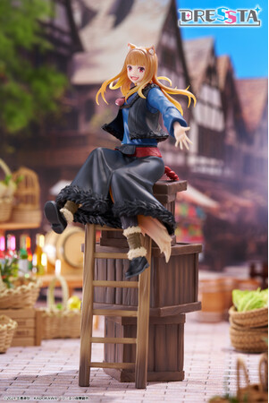 お手頃価格なのに飾り映え！タイトーの新物販フィギュアブランド「DRESSTA」より「狼と香辛料 MERCHANT MEETS THE WISE WOLF DRESSTA ホロ」が本日から予約受付開始！