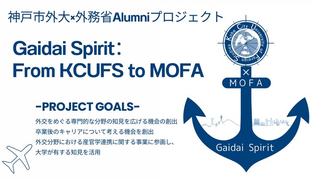 国内初！神戸市外国語大学×外務省勤務の卒業生有志「Gaidai Spirit: From KCUFS to MOFA」始動！～第１弾は外務事務次官による講演～