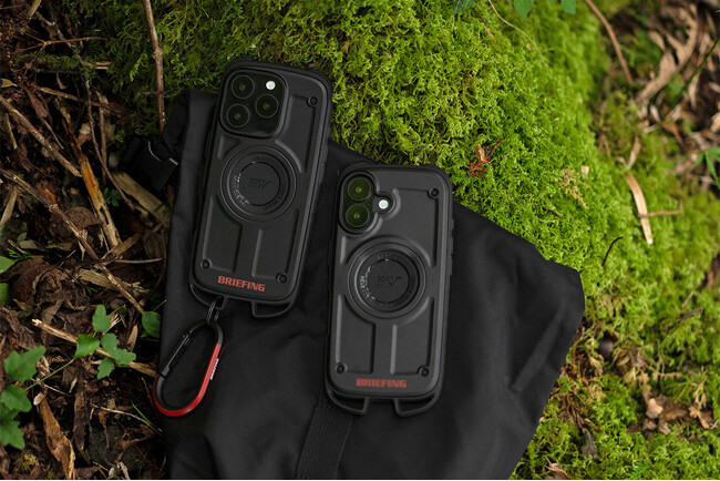 BRIEFING×ROOT CO.コラボレーション、カラビナループ搭載＆米国mil規格に準拠したタフ仕様なiPhone16/16Proケース販売開始