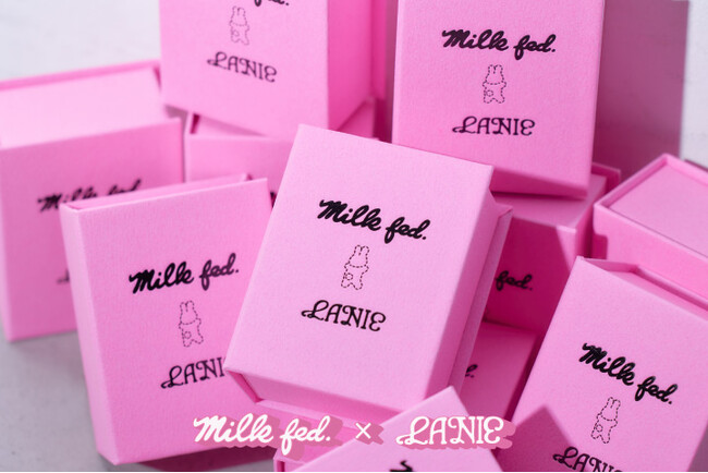 MILKFED.（ミルクフェド）がアクセサリーブランドLANIE（ラニー）とのコラボレーションアイテムを発表。