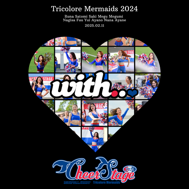 Tricolore Mermaids Cheer Stage vol.13 開催決定！「With...」のテーマで届ける、2024シーズンの集大成