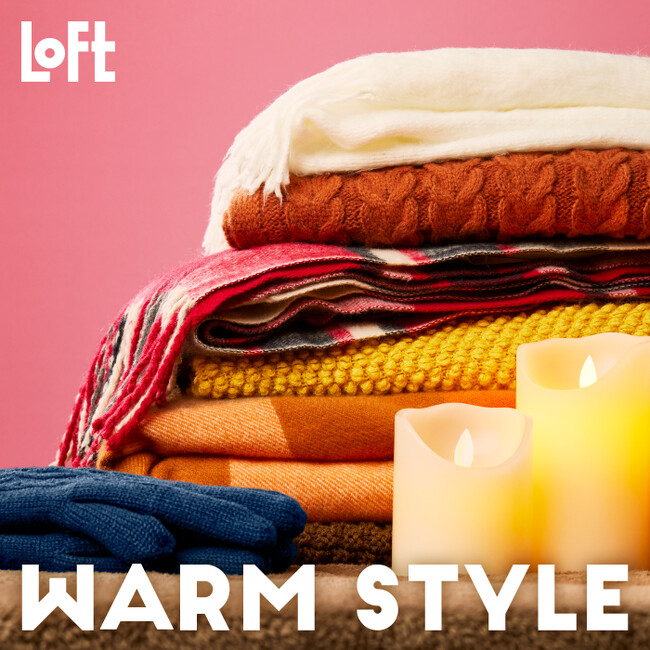 【ロフト】朝晩の寒暖差もパーツウオーマーで“ちょうどよく”「WARM STYLE」開催中