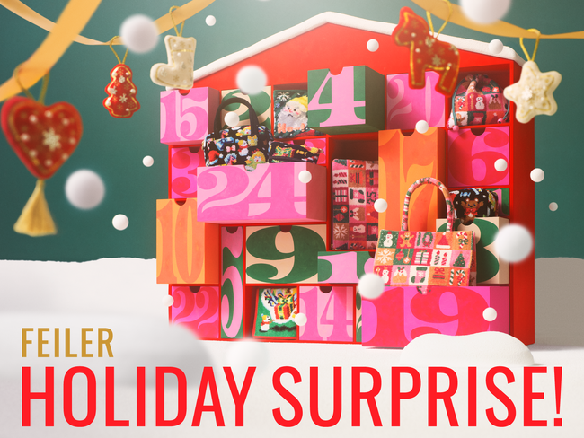 ドイツ伝統工芸織物シュニール織のブランド「FEILER(フェイラー)　ホリデーシーズンに向けてFEILER HOLIDAY SURPRISE! 開催