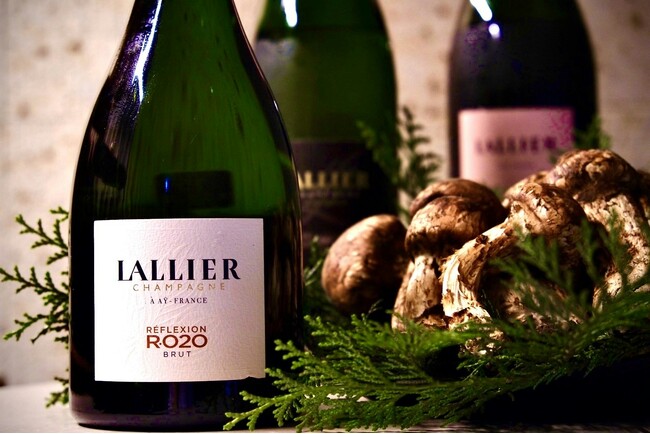 レストラン「FUSOU」でシャンパーニュ・ラリエとのコラボレーションディナー「CHAMPAGNE LALLIER MEETs MATSUTAKE @FUSOU」を開催