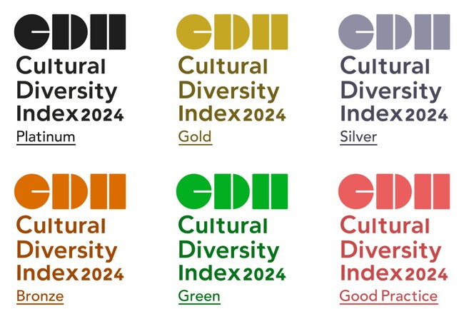 組織における文化的多様性への取り組みを評価する指標「Cultural Diversity Index」の第1回（2024年）認証で15社の職場環境を評価