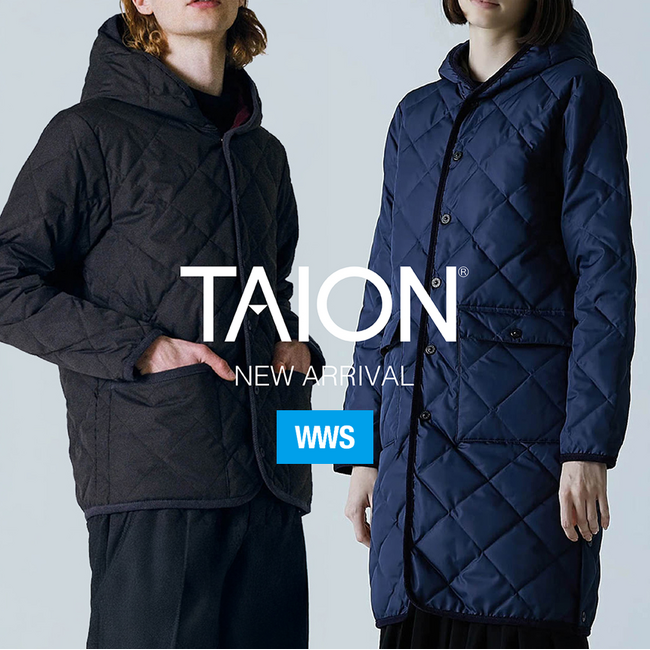 作業着スーツ発祥ブランド「WWS」、日本発のインナーダウン特化ブランド『TAION』の取扱いを開始