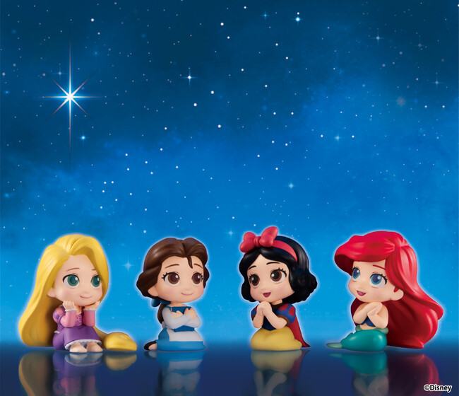 ディズニープリンセスたちがガシャポン(R)の人気シリーズ “まちぼうけ(TM)” に初登場！