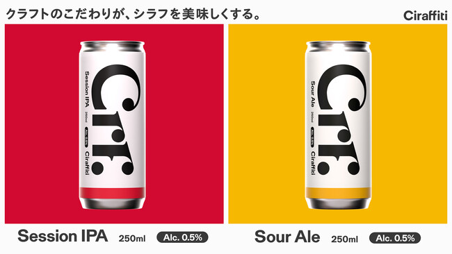 ノンアル・微アルコール専門ブリュワリーCIRAFFITIがブランド・プロダクトのフルリニューアルを発表。ブランド初の取り組みとなる缶の新商品をクラウドファンディングサイトにて先行販売。