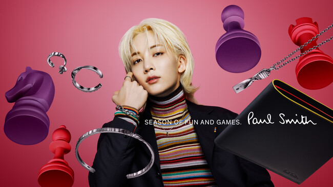 SEVENTEENのJEONGHANが2024年秋冬シーズンのポール・スミス ホリデーキャンペーン「SEASON OF FUN AND GAMES.」に登場