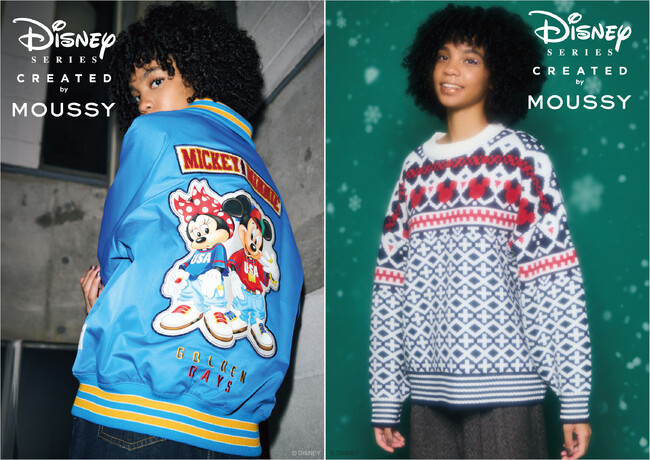 「Disney SERIES CREATED by MOUSSY」2024 HOLIDAY COLLECTIONが登場！11月6日(水)より発売開始。