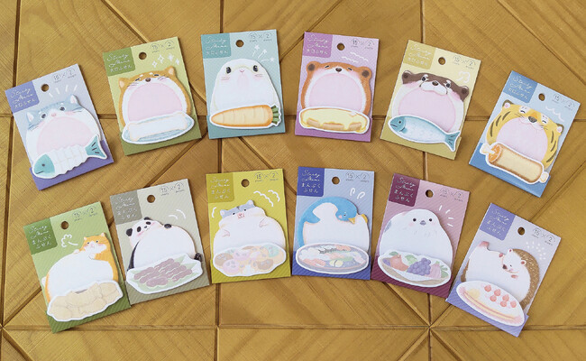 大きなお口でいただきます！たらふく食べてまん丸おなか！ユニーク＆キュートな付箋シリーズ発売