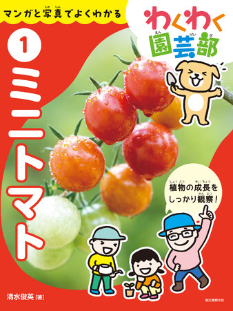 小学校高学年から中学生向けの、園芸本シリーズ誕生！【第一弾は“ミニトマト”】