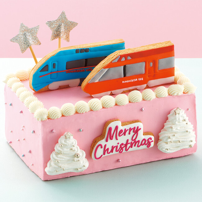 小田急百貨店オリジナル！ロマンスカーモチーフのクリスマスケーキが登場