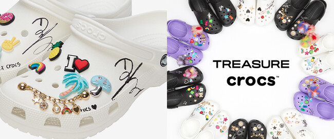 Crocs(TM)、TREASUREの直筆サイン入りクロッグが当たるキャンペーンを2024年11月1日（金）より開始