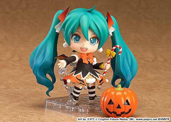 『キャラクター・ボーカル・シリーズ01 初音ミク』より、「初音ミク」がハロウィンにピッタリな小悪魔風の姿のねんどろいどが再登場！